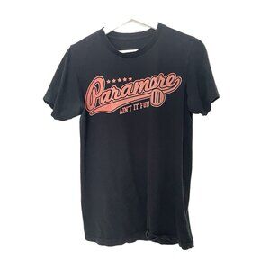 Paramore Band T-Shirt Ain't It Fun Womens 38" Chest Black Crew Neck Short Sleeve